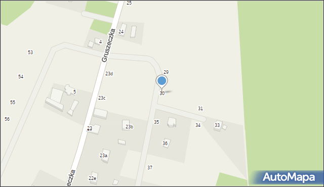 Gruszeczka, Gruszeczka, 30, mapa Gruszeczka