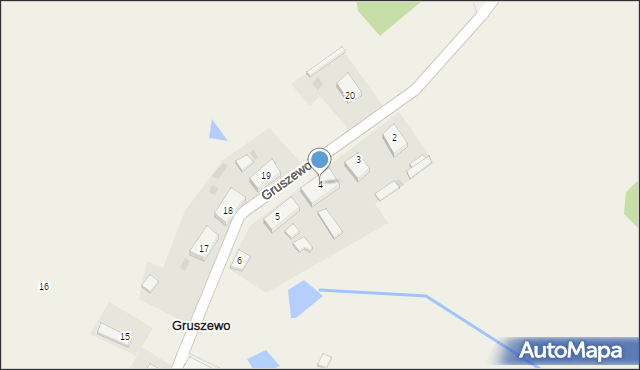 Gruszewo, Gruszewo, 4, mapa Gruszewo