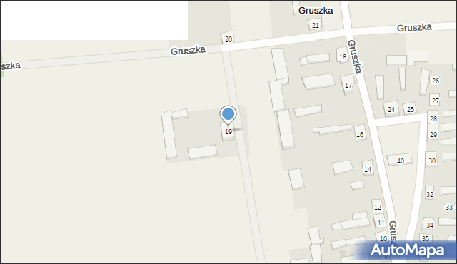 Gruszka, Gruszka, 19, mapa Gruszka