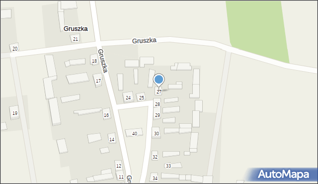 Gruszka, Gruszka, 27, mapa Gruszka