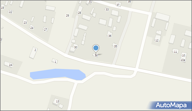 Gruszka Duża, Gruszka Duża, 34, mapa Gruszka Duża