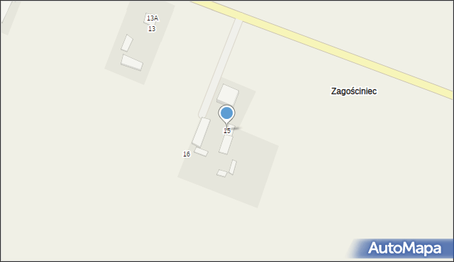 Gruszka Zaporska, Gruszka Zaporska, 15, mapa Gruszka Zaporska