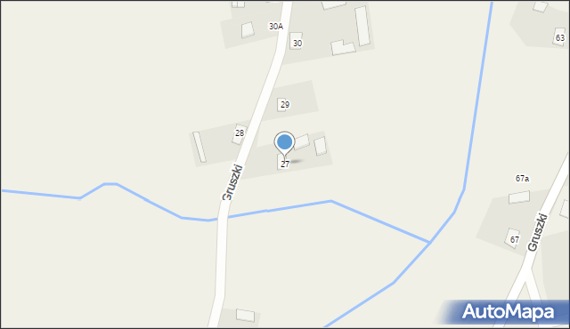 Gruszki, Gruszki, 27, mapa Gruszki