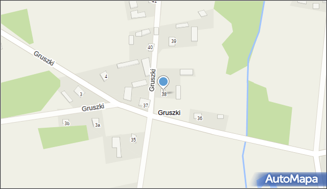 Gruszki, Gruszki, 38, mapa Gruszki