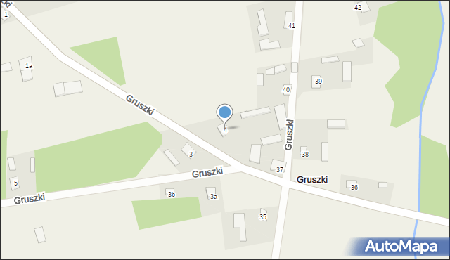 Gruszki, Gruszki, 4, mapa Gruszki