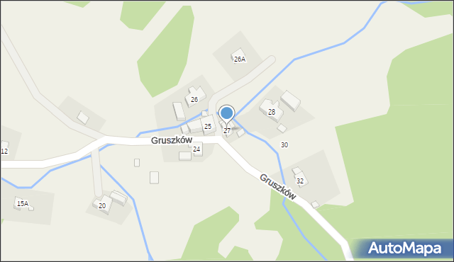 Gruszków, Gruszków, 27, mapa Gruszków