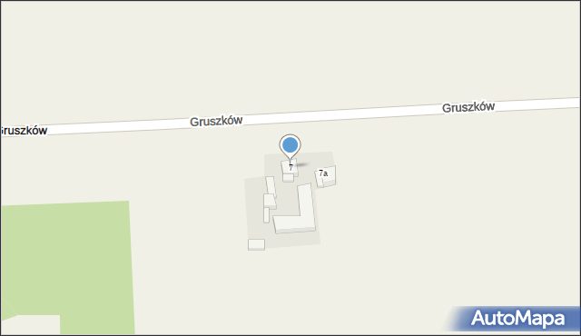 Gruszków, Gruszków, 7, mapa Gruszków