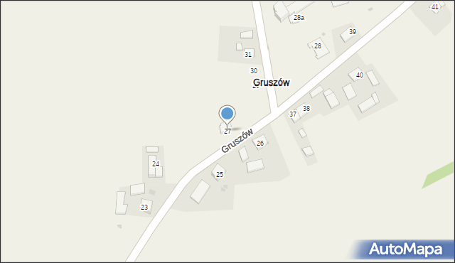 Gruszów, Gruszów, 27, mapa Gruszów