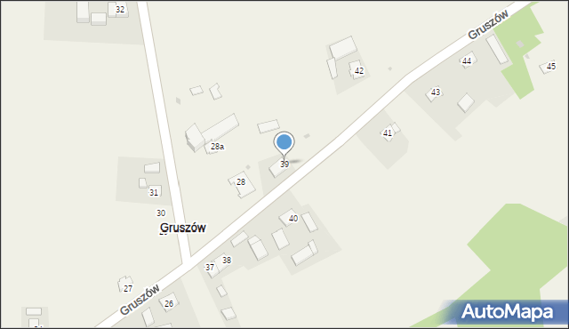 Gruszów, Gruszów, 39, mapa Gruszów