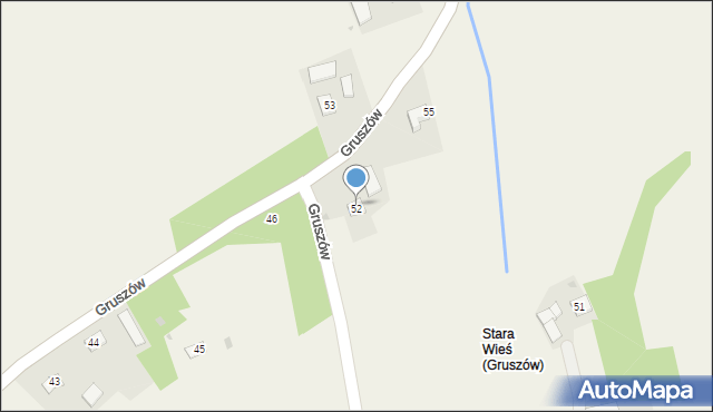 Gruszów, Gruszów, 52, mapa Gruszów