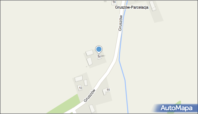 Gruszów, Gruszów, 54, mapa Gruszów