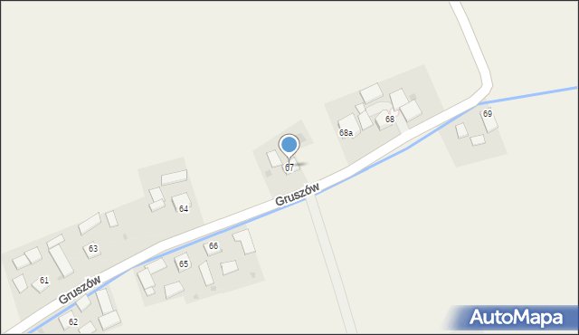 Gruszów, Gruszów, 67, mapa Gruszów