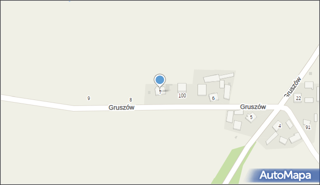 Gruszów, Gruszów, 7, mapa Gruszów