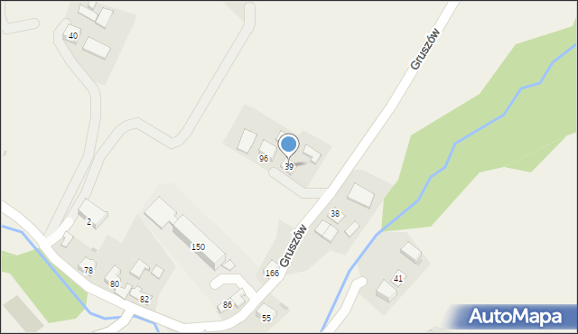 Gruszów, Gruszów, 39, mapa Gruszów