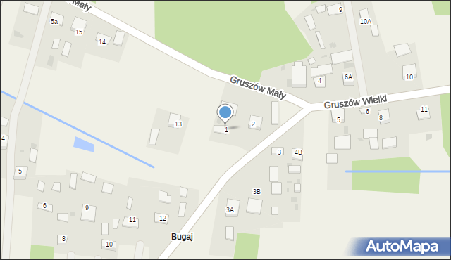 Gruszów Wielki, Gruszów Wielki, 1, mapa Gruszów Wielki