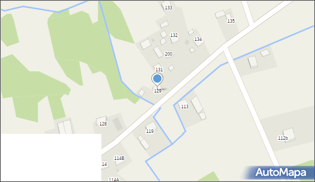 Gruszów Wielki, Gruszów Wielki, 129, mapa Gruszów Wielki