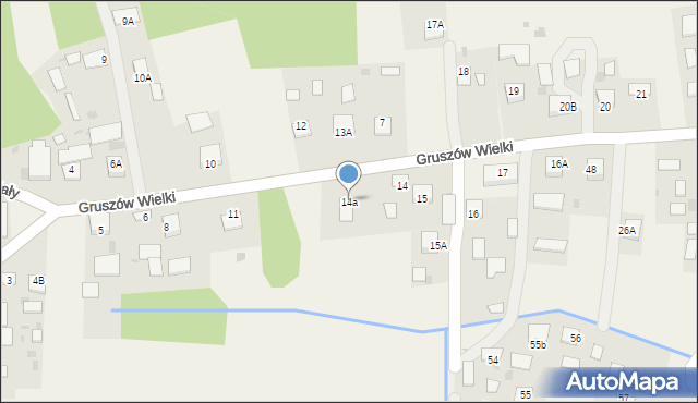 Gruszów Wielki, Gruszów Wielki, 14a, mapa Gruszów Wielki