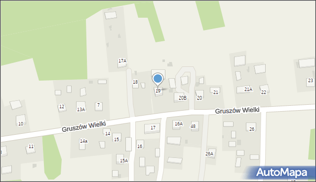 Gruszów Wielki, Gruszów Wielki, 19, mapa Gruszów Wielki