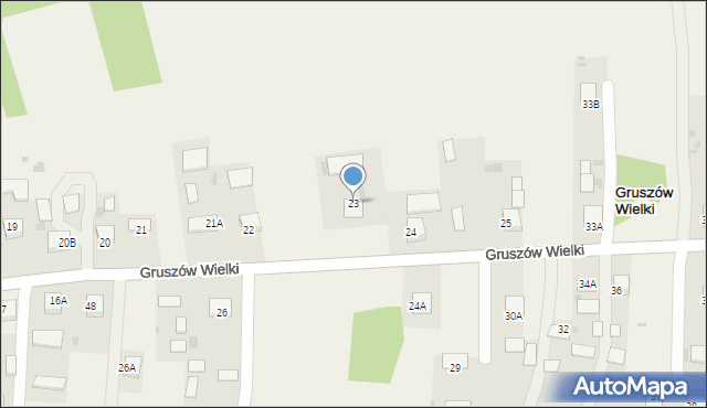 Gruszów Wielki, Gruszów Wielki, 23, mapa Gruszów Wielki