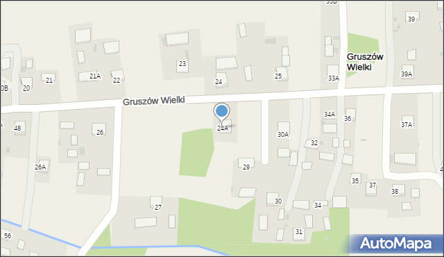 Gruszów Wielki, Gruszów Wielki, 24A, mapa Gruszów Wielki