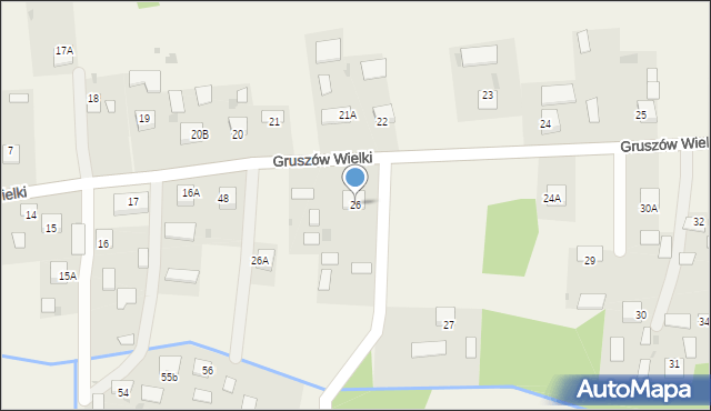 Gruszów Wielki, Gruszów Wielki, 26, mapa Gruszów Wielki