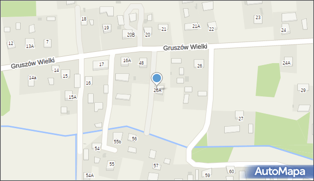 Gruszów Wielki, Gruszów Wielki, 26A, mapa Gruszów Wielki