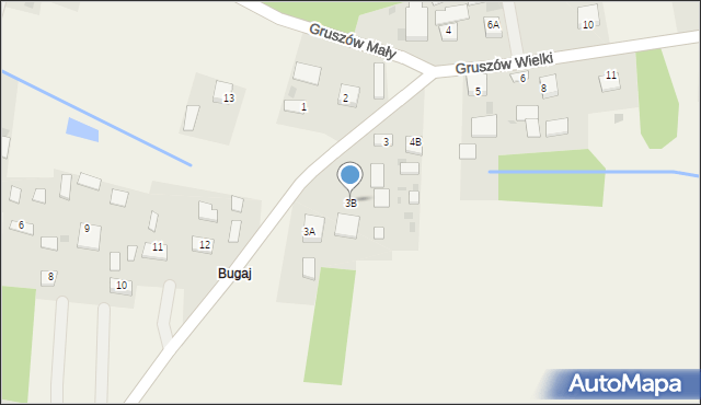 Gruszów Wielki, Gruszów Wielki, 3B, mapa Gruszów Wielki