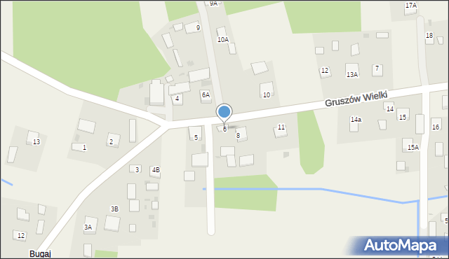 Gruszów Wielki, Gruszów Wielki, 6, mapa Gruszów Wielki