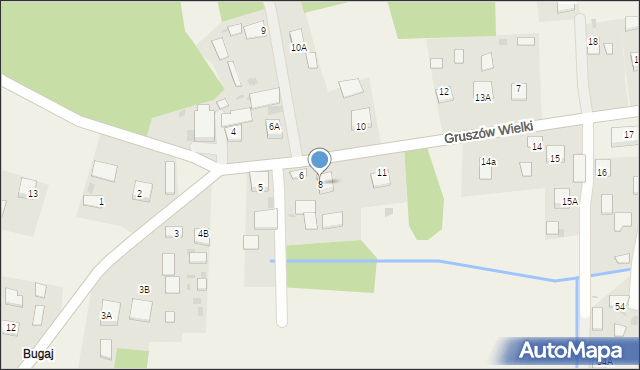 Gruszów Wielki, Gruszów Wielki, 8, mapa Gruszów Wielki