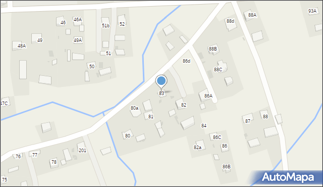 Gruszów Wielki, Gruszów Wielki, 83, mapa Gruszów Wielki