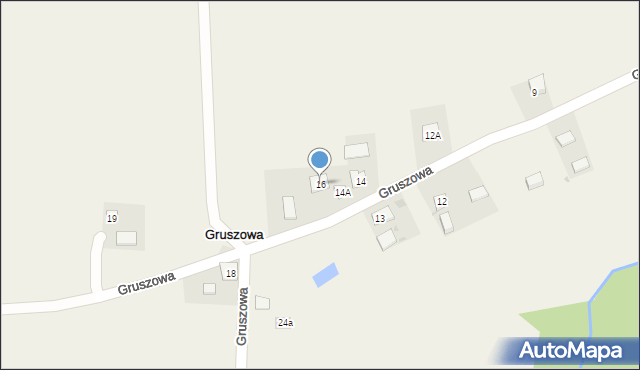 Gruszowa, Gruszowa, 16, mapa Gruszowa