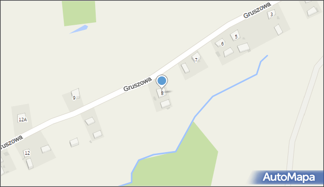 Gruszowa, Gruszowa, 8, mapa Gruszowa