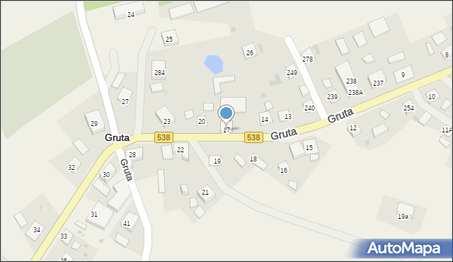 Gruta, Gruta, 17, mapa Gruta