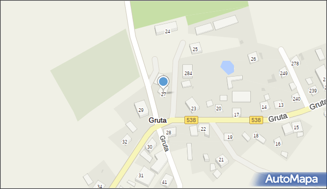 Gruta, Gruta, 27, mapa Gruta