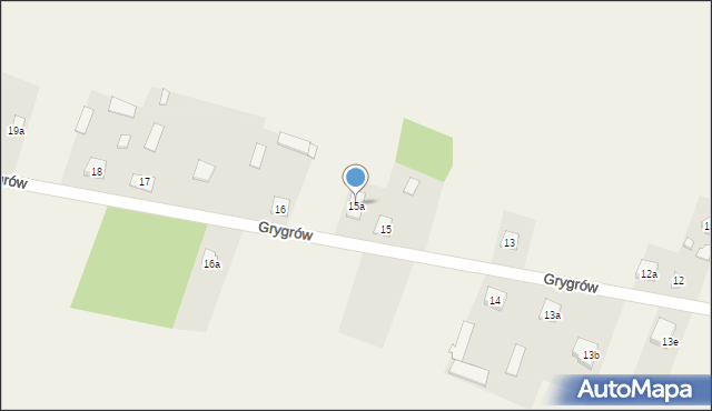 Grygrów, Grygrów, 15a, mapa Grygrów
