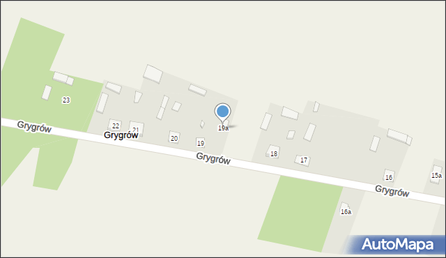 Grygrów, Grygrów, 19a, mapa Grygrów