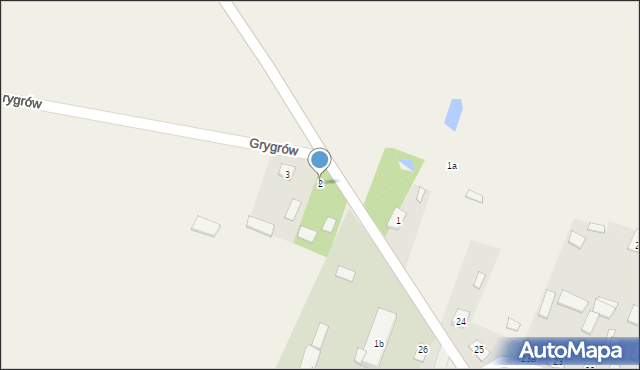 Grygrów, Grygrów, 2, mapa Grygrów