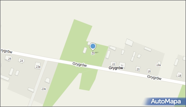 Grygrów, Grygrów, 23, mapa Grygrów