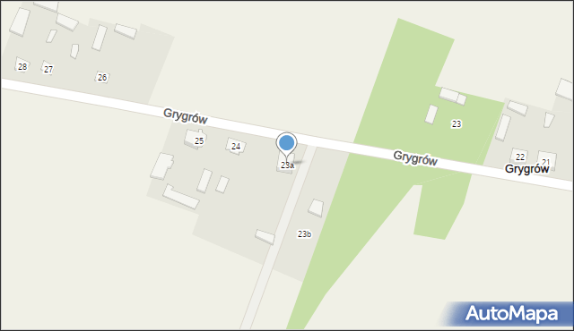 Grygrów, Grygrów, 23a, mapa Grygrów