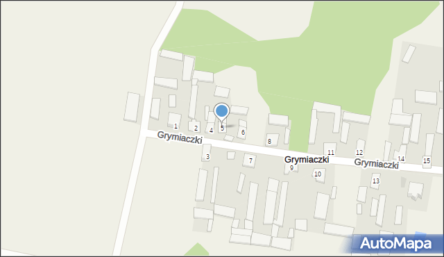 Grymiaczki, Grymiaczki, 5, mapa Grymiaczki