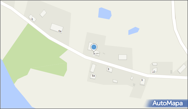 Gryźliny, Gryźliny, 7, mapa Gryźliny