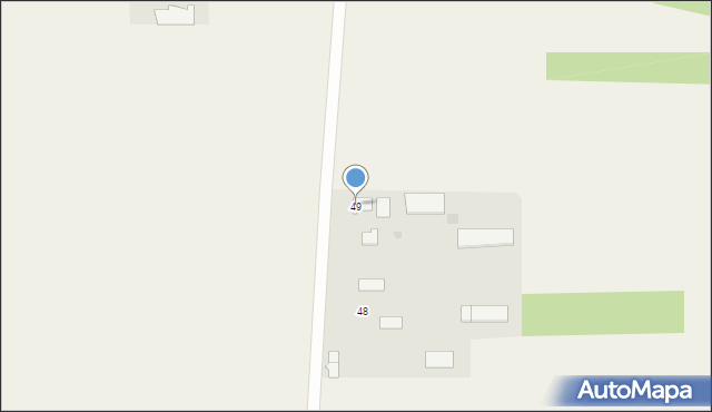 Grzebienie, Grzebienie, 49, mapa Grzebienie
