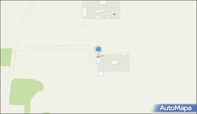 Grzebienie, Grzebienie, 64, mapa Grzebienie