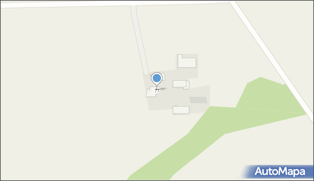 Grzebienie, Grzebienie, 77, mapa Grzebienie