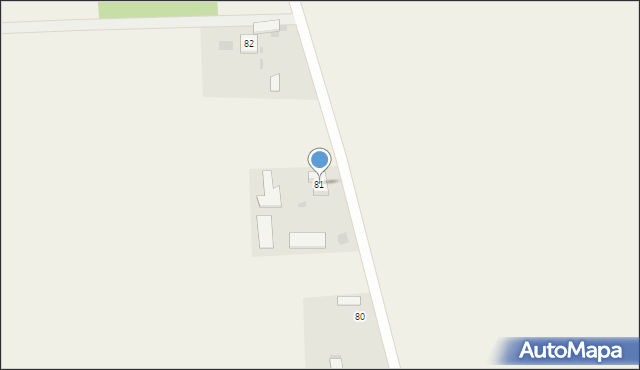 Grzebienie, Grzebienie, 81, mapa Grzebienie