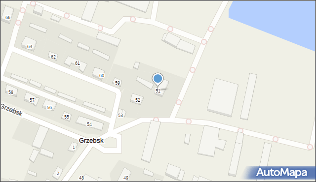 Grzebsk, Grzebsk, 51, mapa Grzebsk