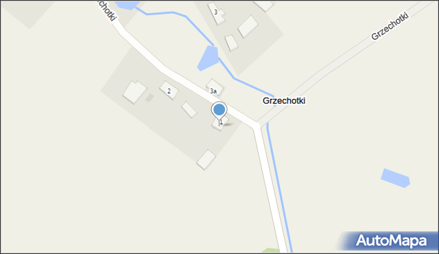 Grzechotki, Grzechotki, 1b, mapa Grzechotki