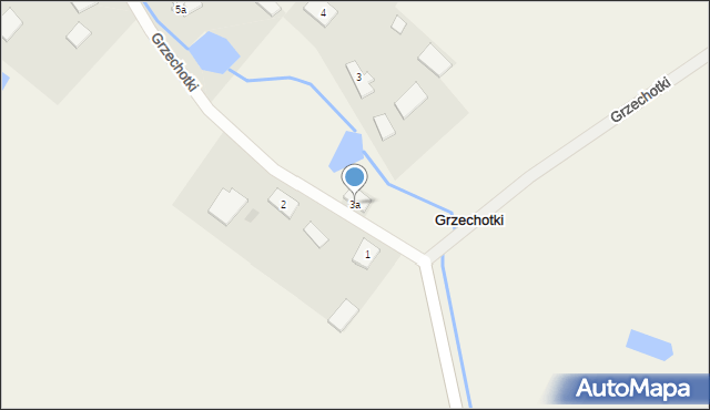 Grzechotki, Grzechotki, 3a, mapa Grzechotki