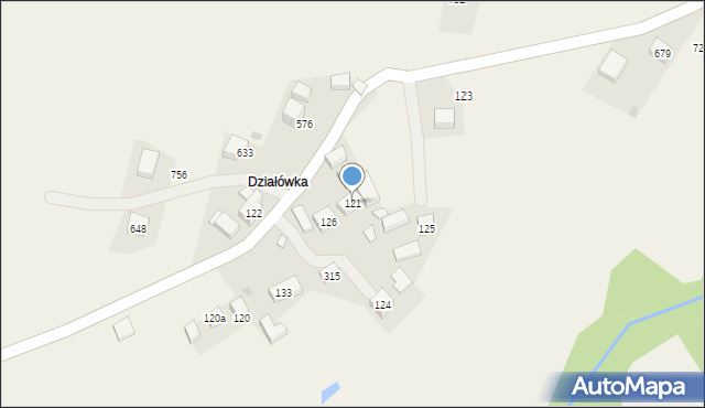 Grzechynia, Grzechynia, 121, mapa Grzechynia