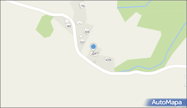 Grzechynia, Grzechynia, 425, mapa Grzechynia
